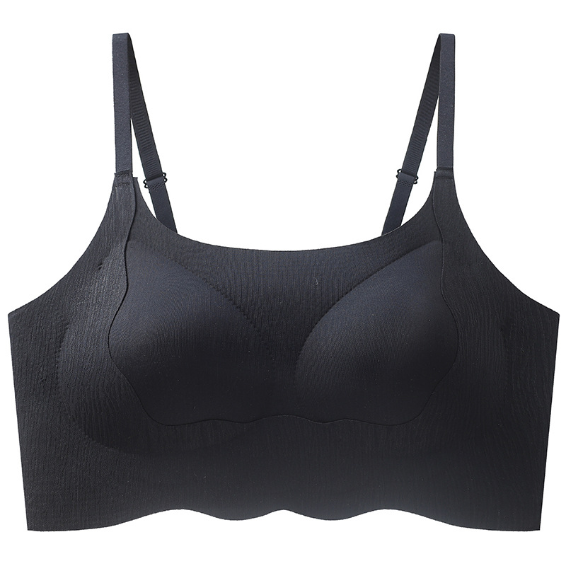 Nueva ropa interior con tirantes y tirantes, copa fija, sin costuras, sin anillo de acero, chaleco, sujetador antiflacidez