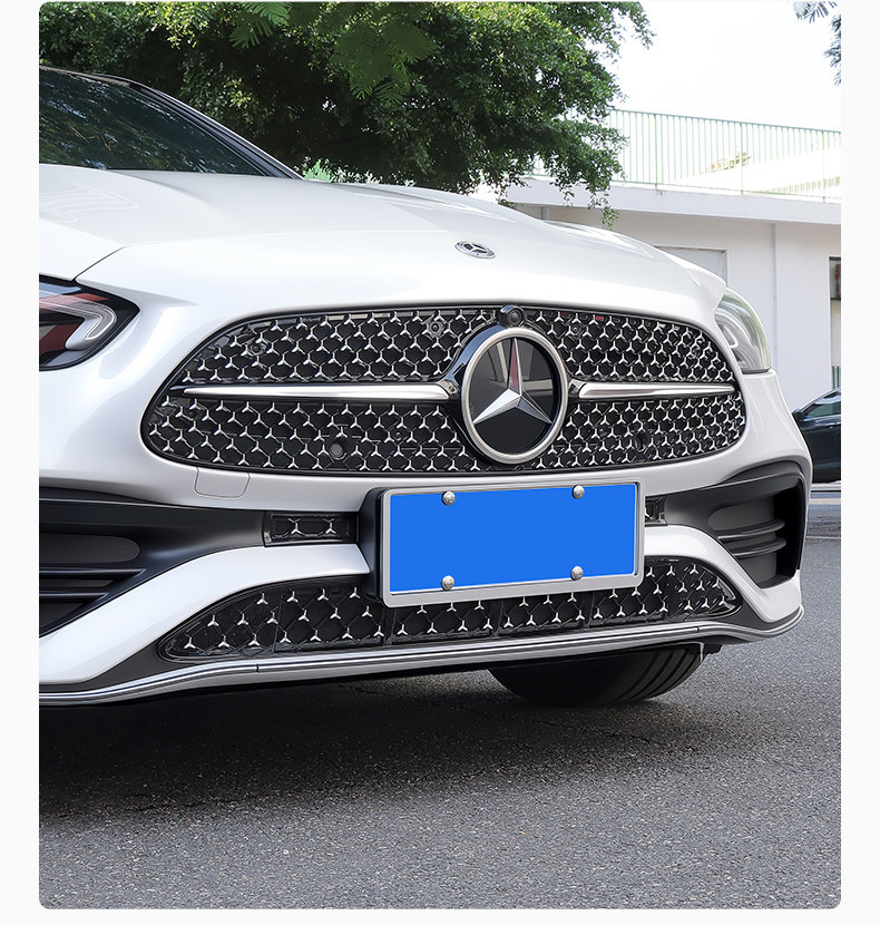 Mercedes-Benz New C-Class C260L/Glc300 Front Grille Water Tank Insect-Proof Net Dust Cover E-Class E300 Modified Car Accessories