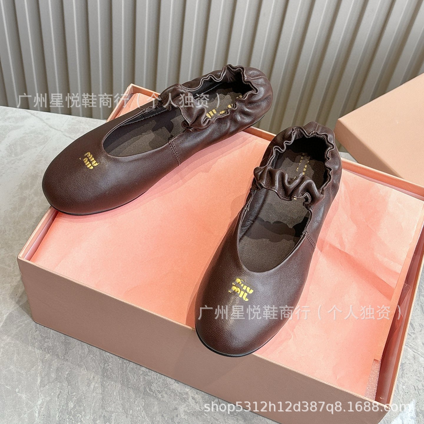Round-Toe Small Leather Shoes with Soft Soles, French Retro Flat m Series, Single Strap Mary Jane Shoes, Two-Way Ballet Shoes