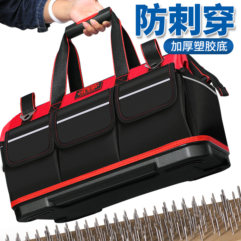 Tool Kit for Electrician Repair, Convenient Storage, Enlarged and Thickened Fabric, Wear-Resistant, Multi-Functional, Large Canvas, Waterproof and Durable