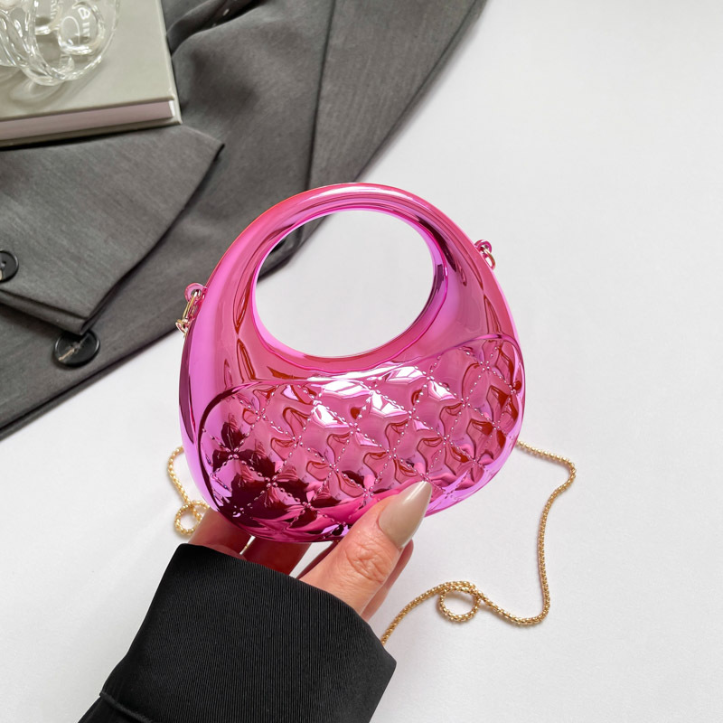 Elegante Gesteppte Dumpling Handtasche Mit Kette Schultertasche_voghion.com