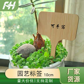 厂家园艺花卉竹制多肉植物标签插牌可跨境批发