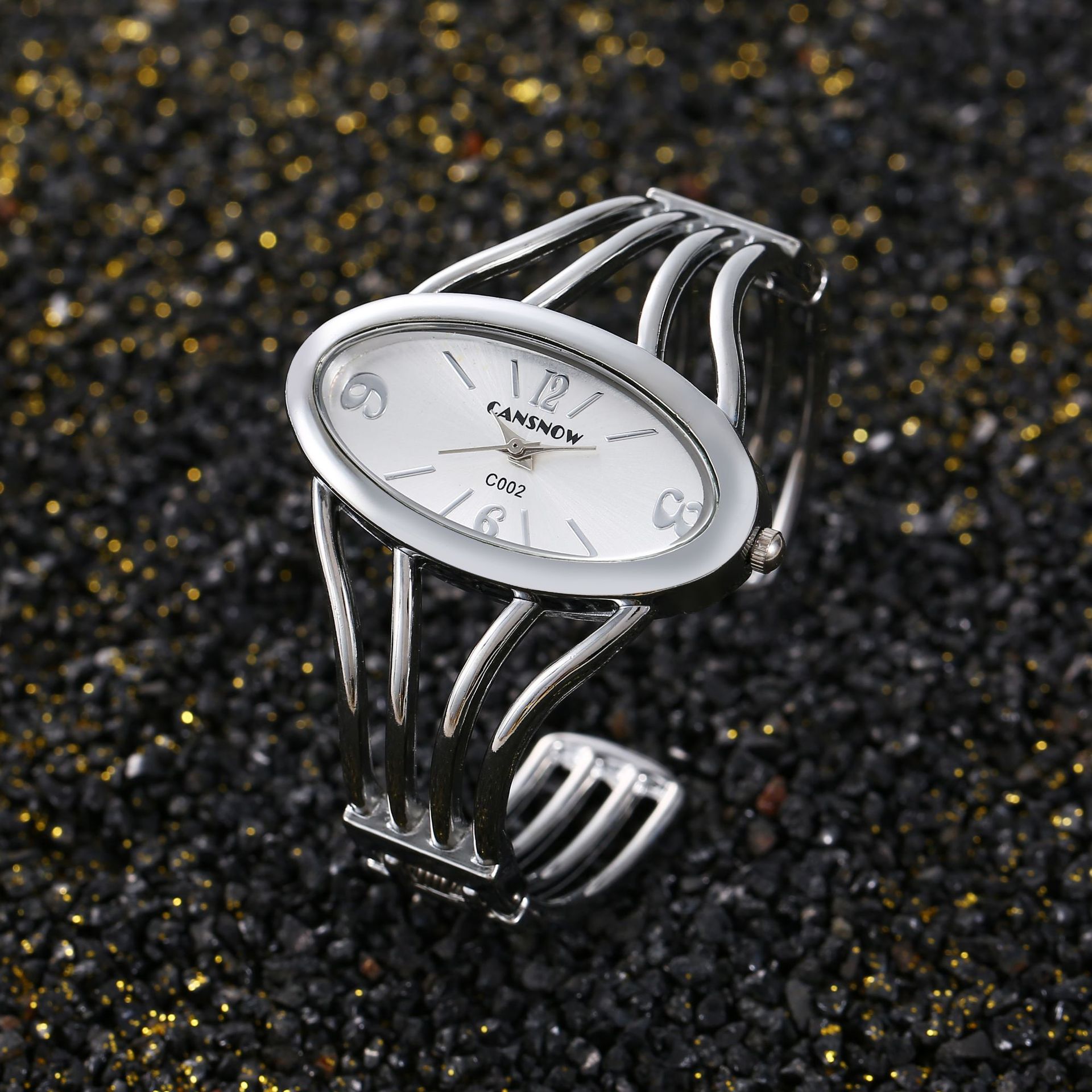 90g Weight Ordinary Glass Mirror Material Alloy Strap Material Watch Classification Pointer+Number Display Type Oval Dial Shape Business Occasion Quartz Movement Oval Pattern All Seasons Season Men's Gender Vintage Style, Classic Style Style Vintage Style Classic Style Oval Alloy Strap Quartz Watch 8
