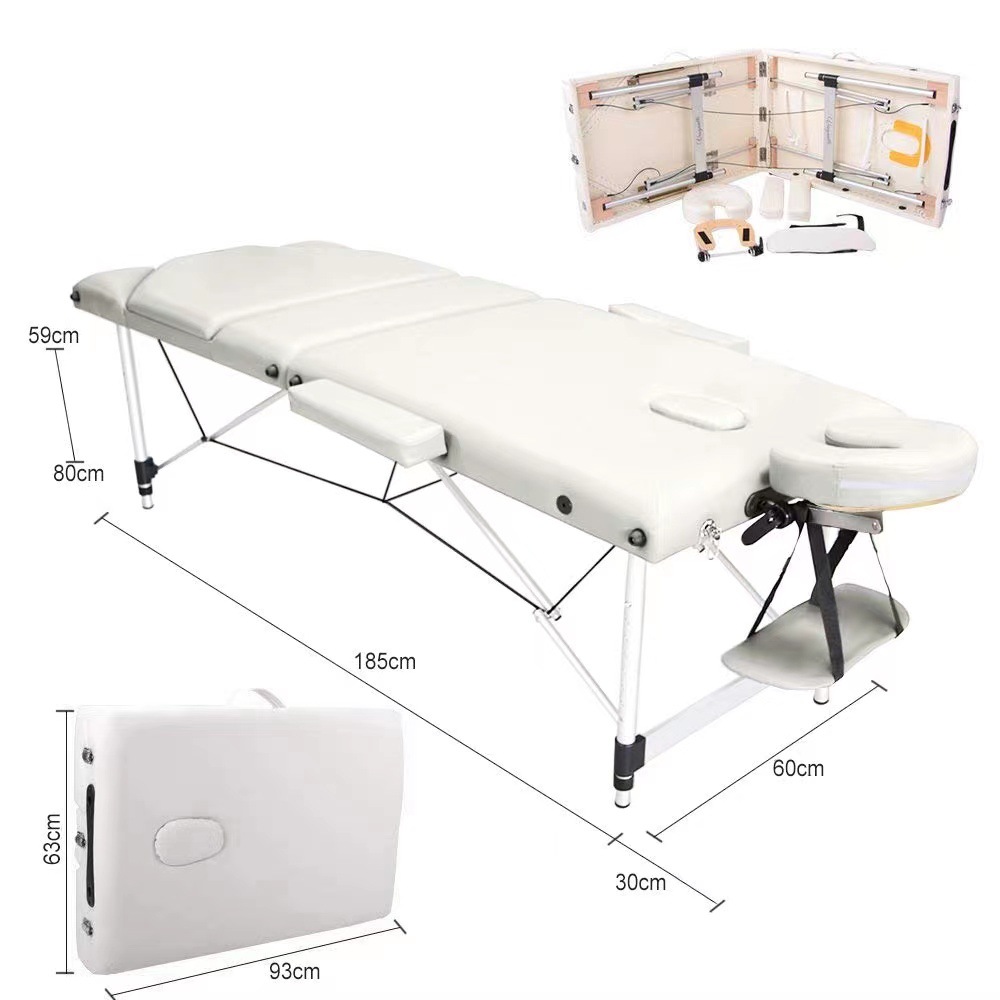 Nueva cama de masaje portátil 14,5 cama de belleza plegable gruesa fábrica de belleza cama de belleza silla de masaje de haya 70 de ancho