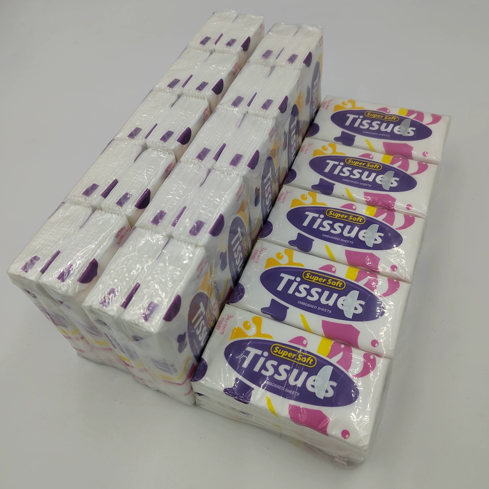 Маленький бумажный мешочек для салфеток из древесной массы, портативный мини-карманный пакетик для салфеток