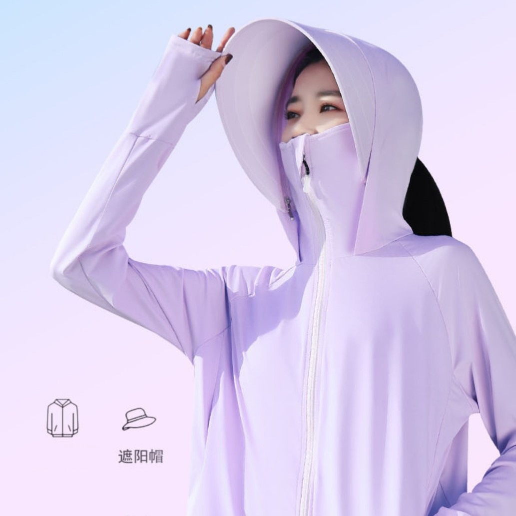 Women's Non-Uv Protection Clothing, Men's Summer Non-Uv Breathable Ice Silk Fishing Jacket, Women's Cycling Outdoor Leisure Wear