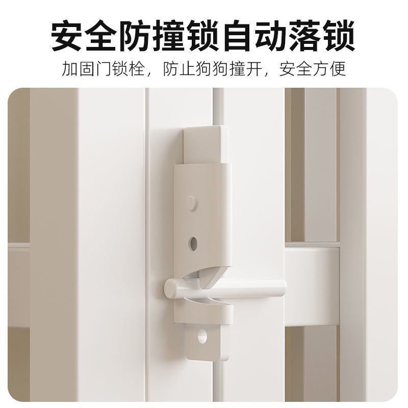 Gran jaula de perro doméstica interior con polea de extracción rápida tipo marco de hierro jaula de perro pintada para fortalecer la casa de perros