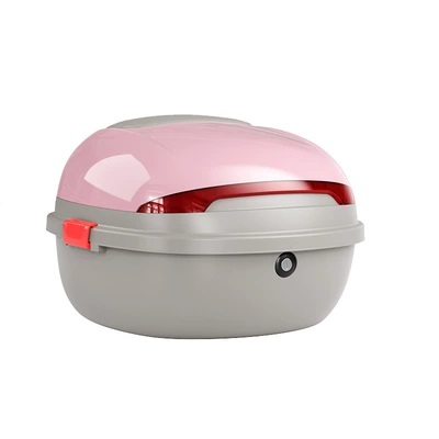 Rear Trunk for Motorcycles, Electric car tail box - pink-factory-direct-sales-30l-medium-sized-trunk-can-hold-summer-helmet