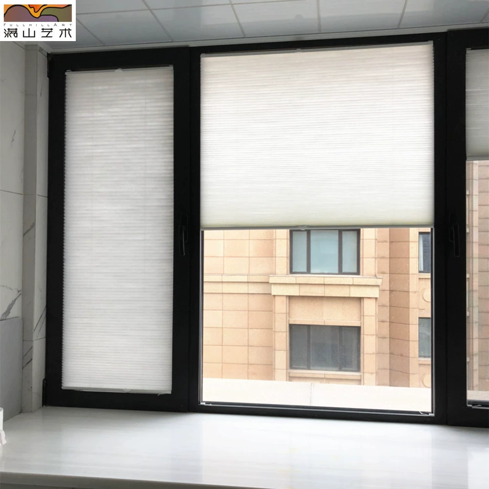 ♤Оптовая внутренняя открывающаяся штора внутренняя нищей recessed окна сотчатая штора без дырок на кухне и в ванной рольш Curtains водонепроницаемая защита