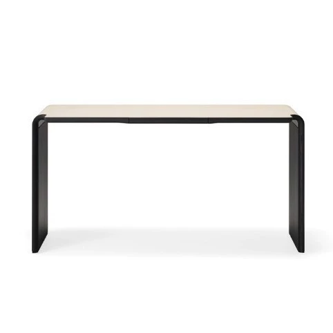 Manufacturer customized curved wood curved plate N-shaped dressing table computer desk desk curved wood multi-layer plywood table processing