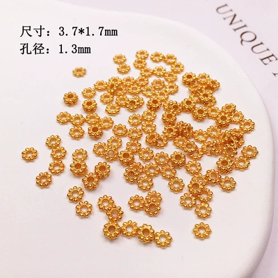 Accessories for Bracelets, Necklaces, Zərgərlik ara hissələri - about-13-snowflake-spacers-per-gram