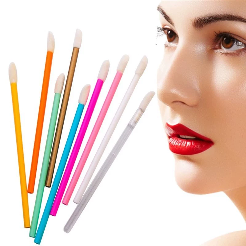 Lipstick, lip gloss, brush, eye shadow, 50 pieces, easy application