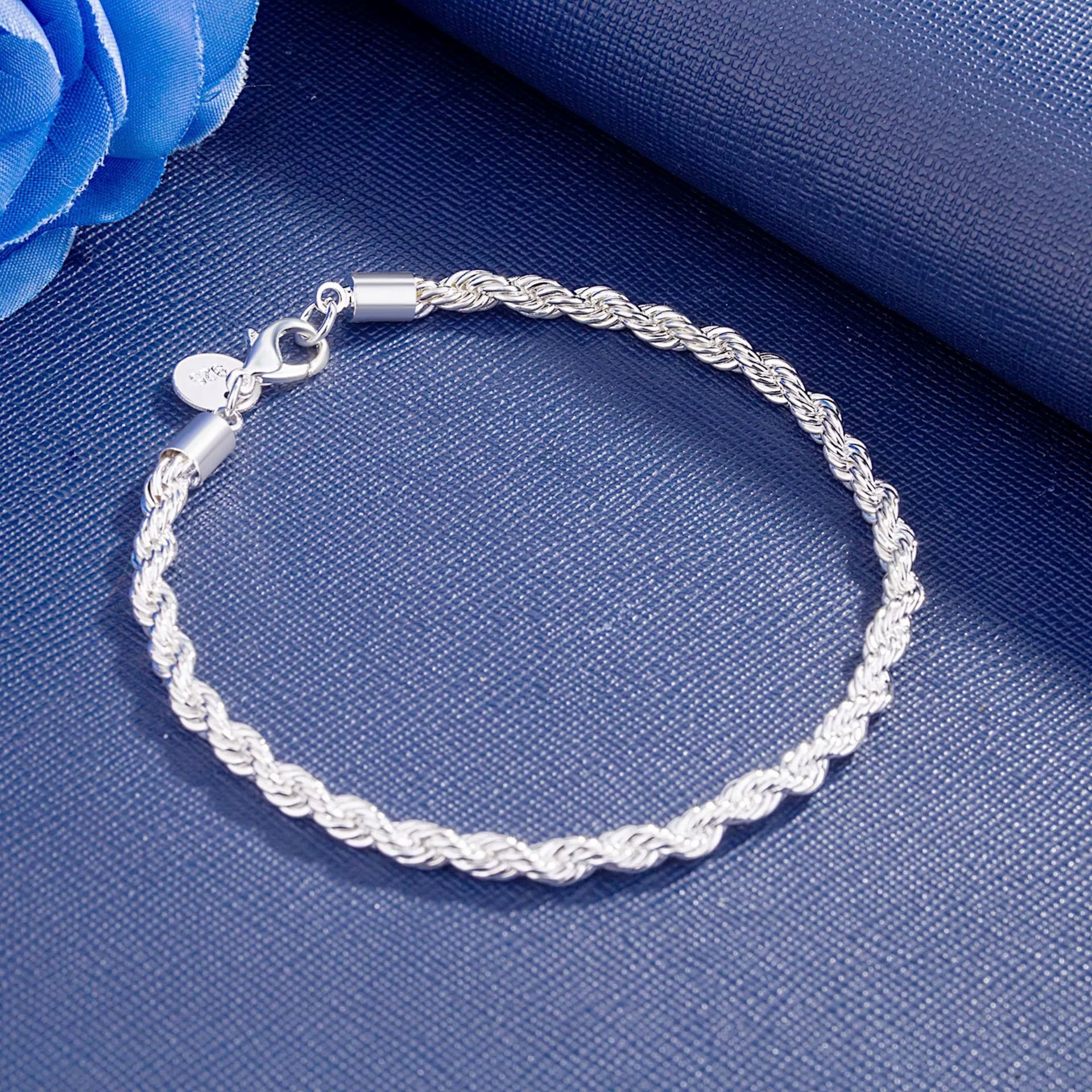 Трендовый аксессуар, браслет, Aliexpress, европейский стиль, 4 мм