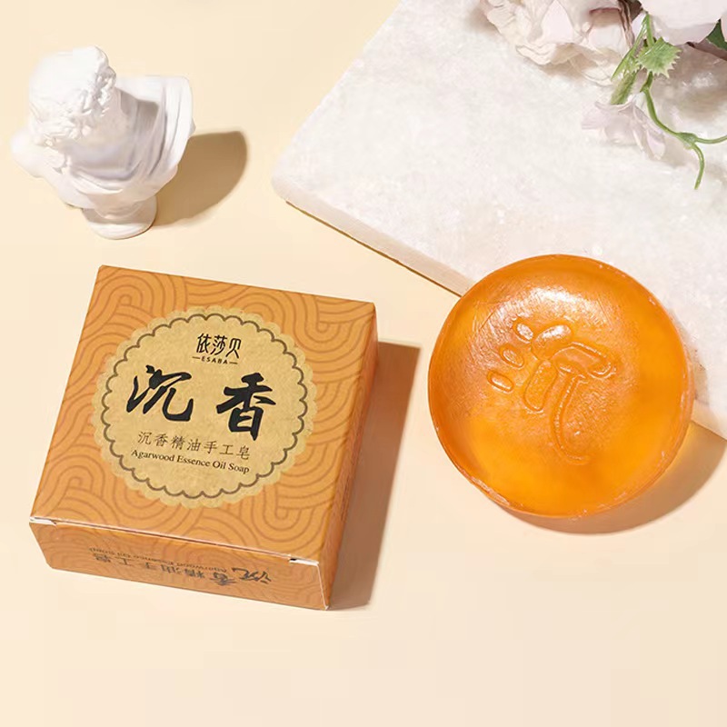 고급 고급 무거운 비누 + 컬러 박스 포장 + 거품 그물