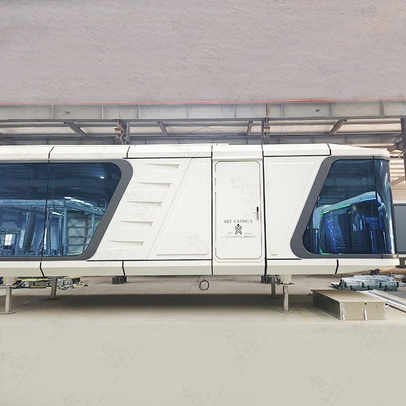 Scenic Spot multifuncional móvil B & B diseño innovador Scenic Spot Park sala de alojamiento de apoyo Net Cápsula de espacio rojo