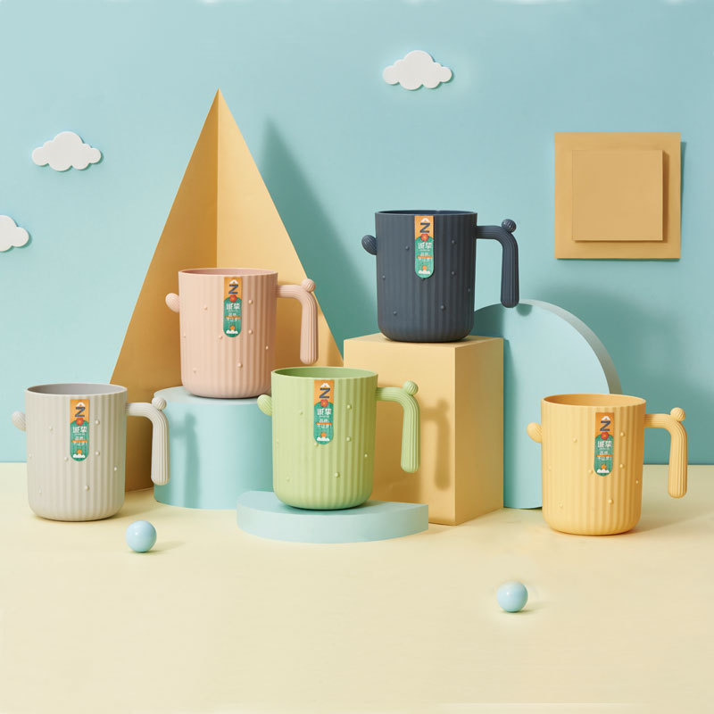 塑料漱口杯刷牙杯兒童保溫杯牙缸創意可愛情侶子牙刷杯批發