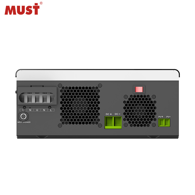 MUST Solar Inverter de almacenamiento de energía doméstico de 1000W controlador MPPT integrado 60A
