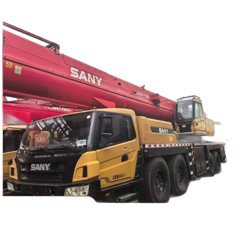 Precio barato contrapeso 16 toneladas 2018 Sany 80T5 grúa de camión grúa 80 toneladas SANY