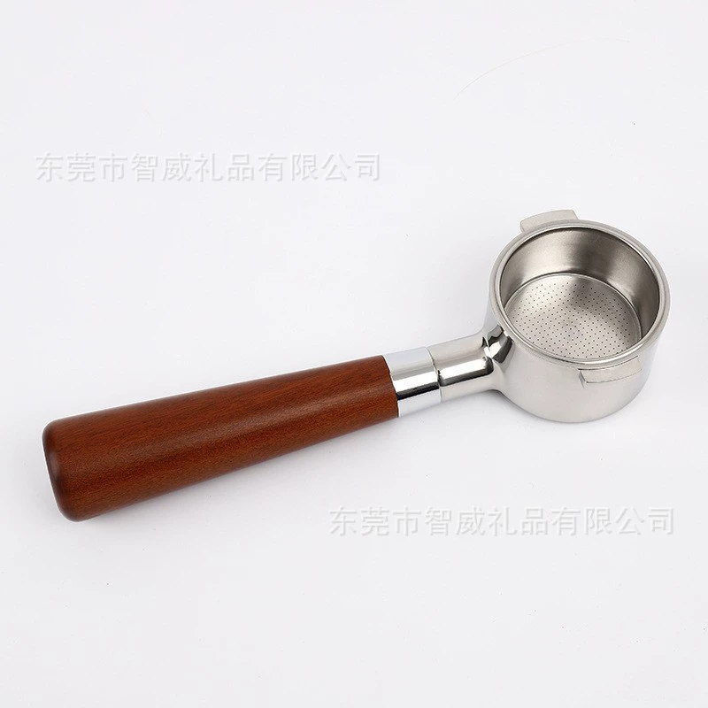 Coffee machine, handle, metal extract stainless steel, 51mm