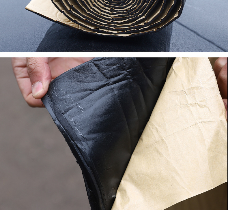 Suitable for Car Hood Self-Adhesive Insulation Cotton Sound Insulation Cotton High Temperature Resistant Fireproof Silencer Super Strong Van