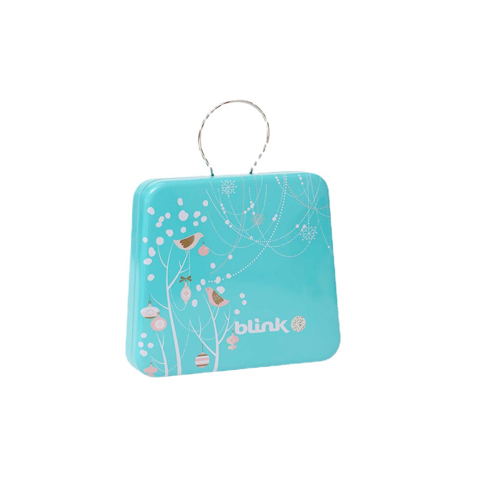 马口铁手挽罐化妆品铁罐 精美包装礼品铁盒 发夹铁盒 东莞厂家