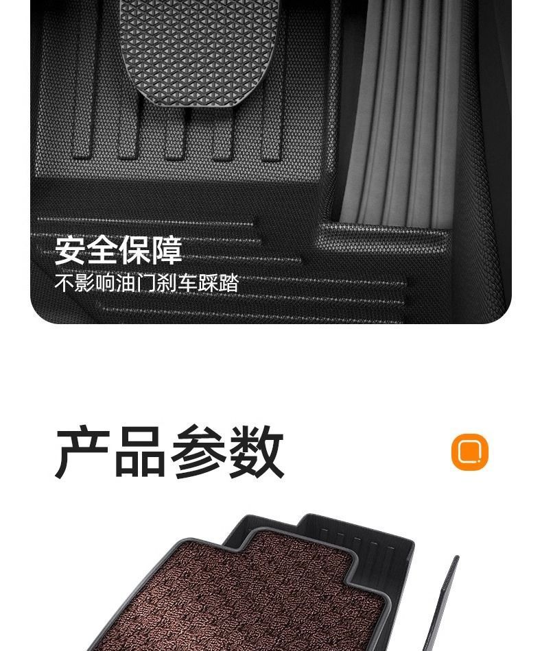 Suitable for TPE car mat Qichen star D60PLUS large V R50X t70 T90 surrounded by non-slip particle car mat
