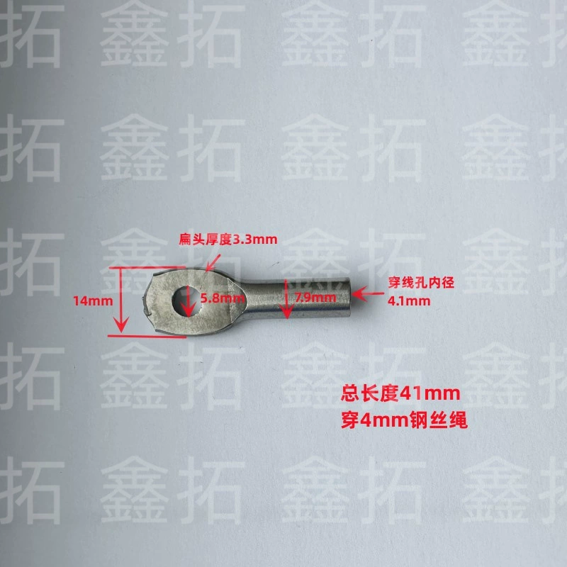 4 мм нержавеющая сталь рыбий глаз терминал соединитель троса аксессуары для спортзала напорная головка патрон провод Ухо Нос
