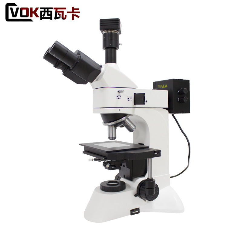 三目正置金相显微镜明暗场FL8500金属合金材料金相组织结构分析仪