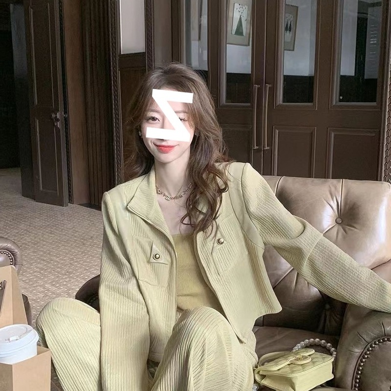 炸街轻奢气质小香风套装女2025早秋新款减龄洋气显瘦时尚两件套女|undefined