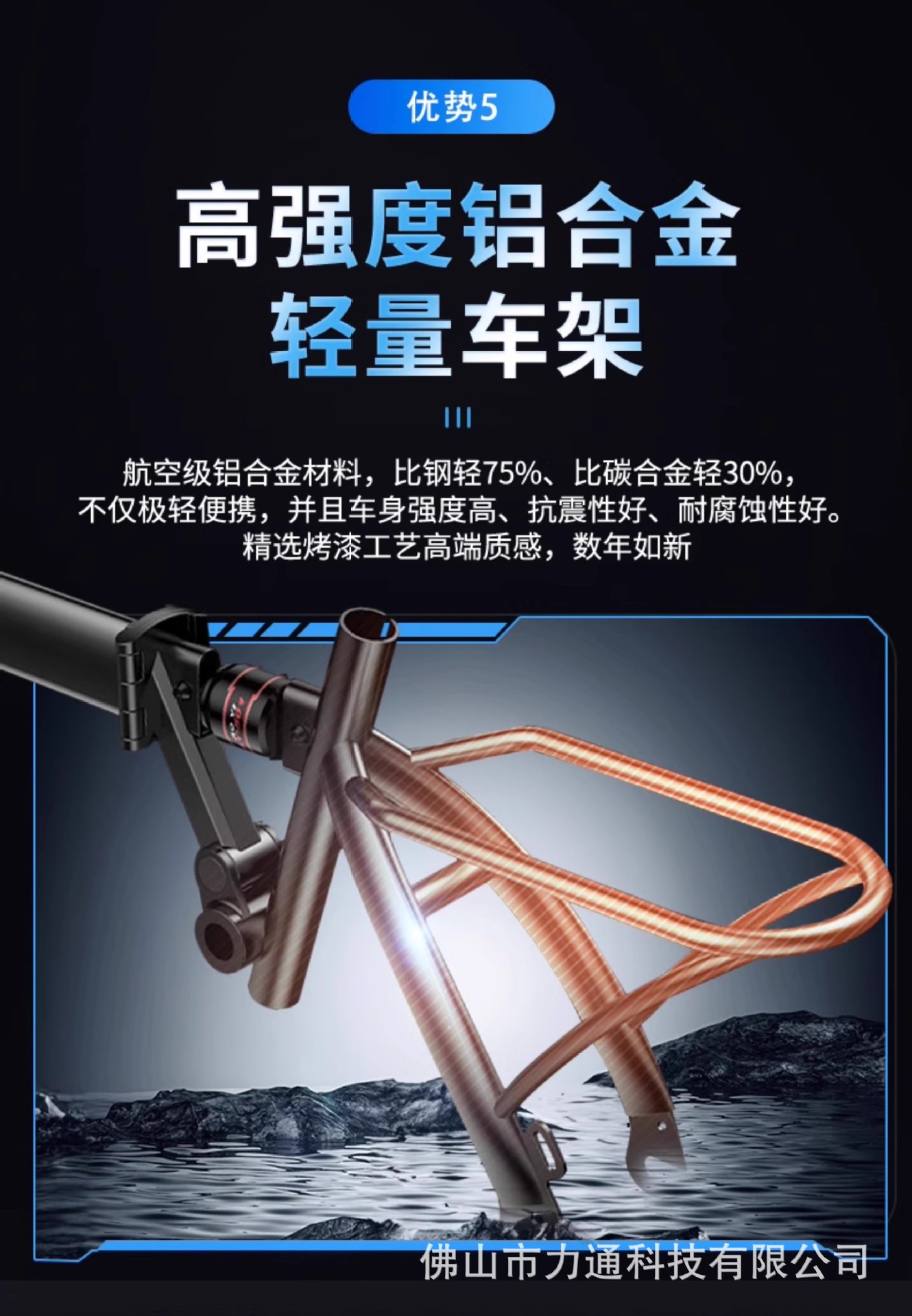 Folding Electric Vehicle Lightweight Portable E-Bike