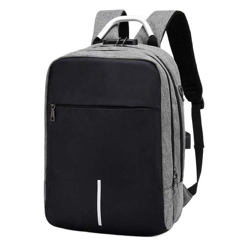 Factory wholesale New lock anti-theft bag travel backpack waterproof nylon shoulder 15 inch computer bag custom LOG