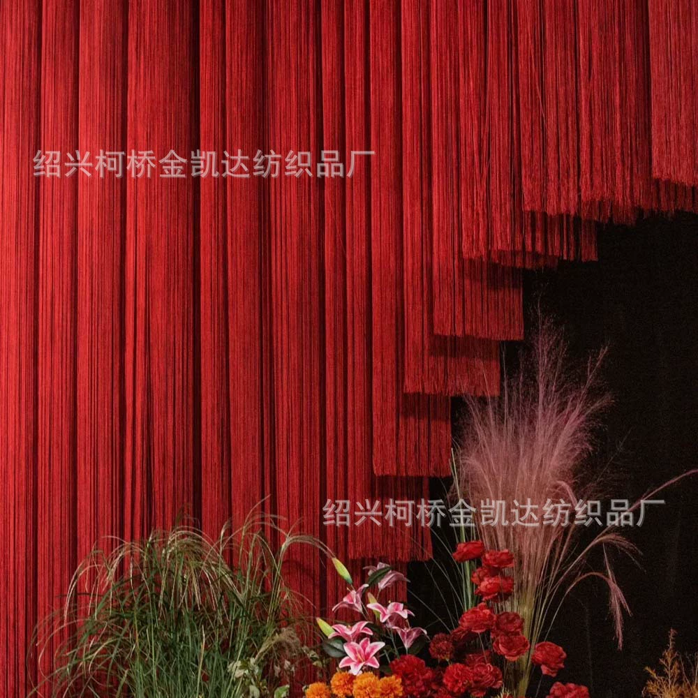 Little Red Book Curtain занавесь той же модели специальных свадебных линий занавесь оптовая прозрачная светлая