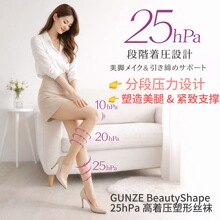 �ձ�GUNZE�����z�mŮ �ֶμӉ�25hPa/20hPa �@������ �����Bѝ�m