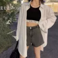 Black with White Waist Panel