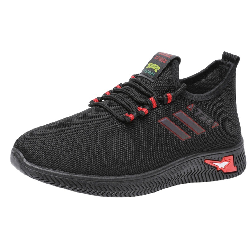 Primavera 2024 nuevos zapatos deportivos informales, zapatos para correr para mujer, zapatos de malla transpirables con mosca, zapatos de mujer, tendencia al por mayor