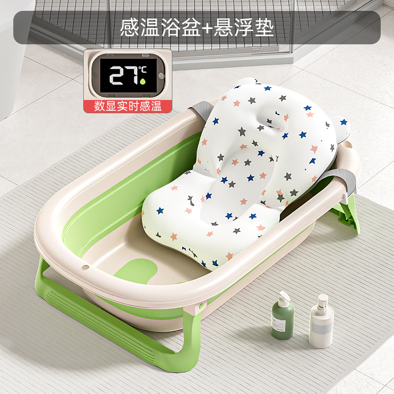 Bidé plegable para niños, balde de baño universal, suministros para bebés de gran tamaño, lavabo para bebés