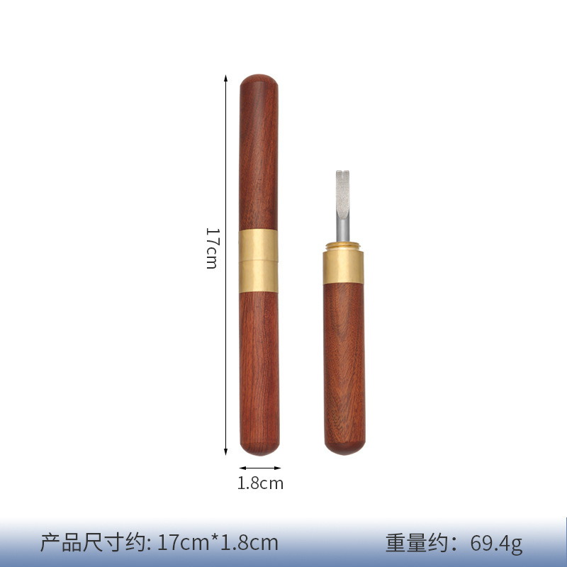 革削り器フランス式アメリカ式皮革工具手作りDIY皮彫刻皮芸革具広口手動トリミング|undefined