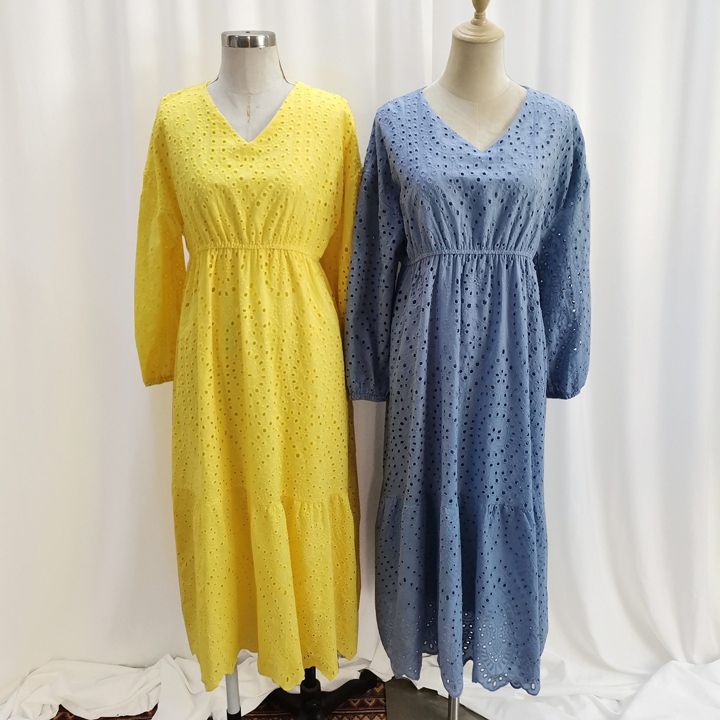 Women's Adults Solid Color Lace Abaya display picture 20