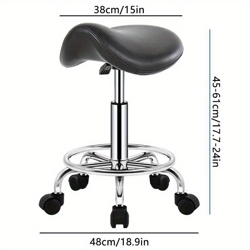 Barbería ergonómica barbería taburete silla de belleza dental elevación ajustable silla de polea taburete