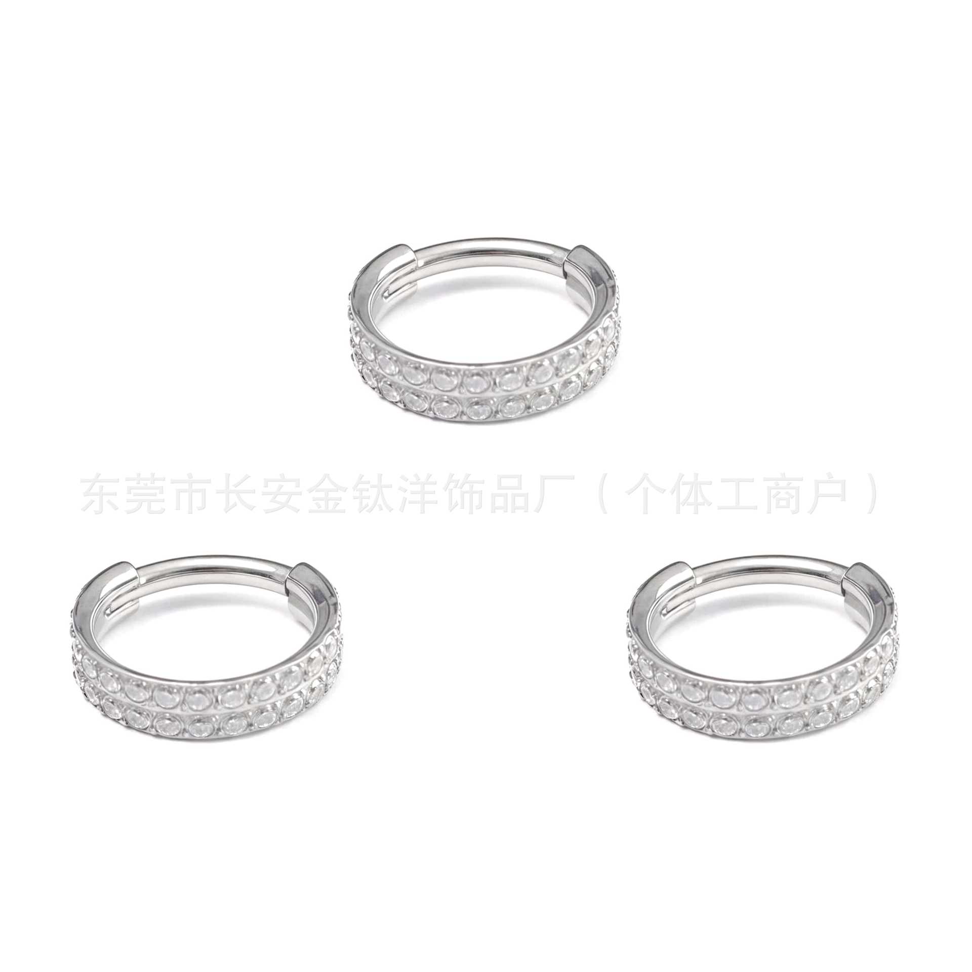 Pointed titanium steel lip stud product view