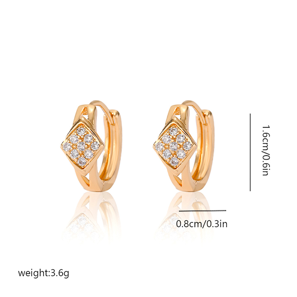 8g Weight Copper Ear Needle Material Zircon Inlay Material Earrings Classification 1 Pair Quantity Daily Occasion Copper Material Heart Shape, Crown, Rhombus Pattern Women's Gender Inlay Design Casual, Simple Style Style 1 Pair Casual Simple Style Heart Shape Crown Rhombus Inlay Copper Zircon Earrings 23