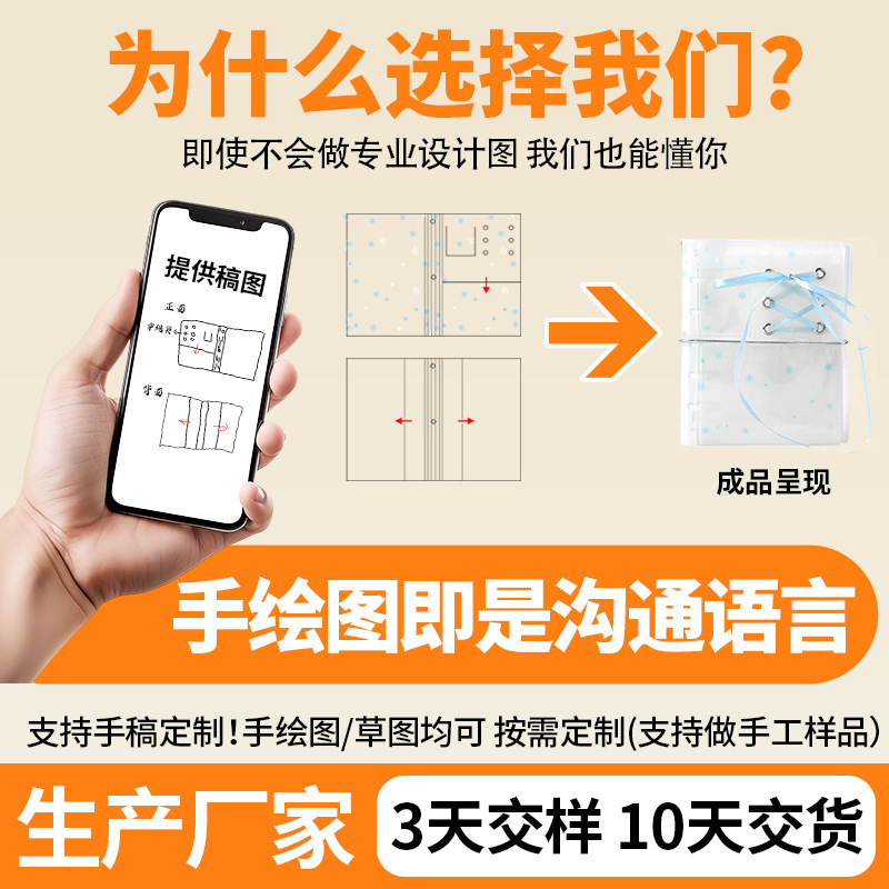 Source Factory Customized Handbook Shell Card Album Card Page Loose-Leaf Book Supports Hand-Drawn Sketch Proofing Customization