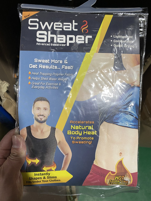 Spring and Summer SWEAT SHAPER Body Shaping Vest Men's Jacket Sauna Clothing Sports Sweaty Fitness Clothes for Hair