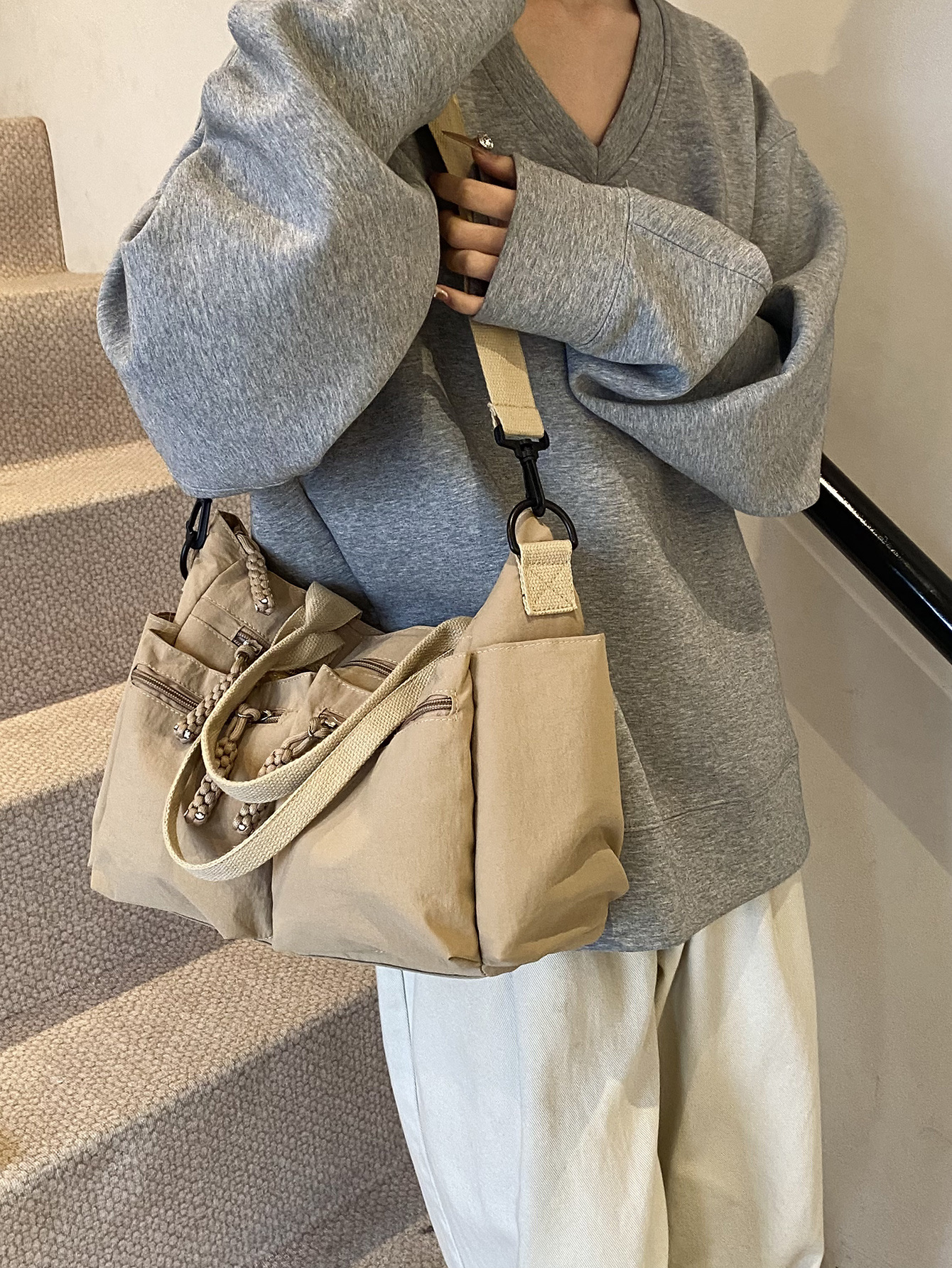 Bolso de mujer de nylon de gran capacidad bolso de mujer de comercio exterior transfronterizo bolso de hombro bolso de mano bolso de mujer