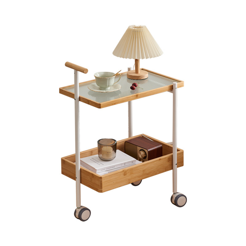 Portátil sofá lateral varios Internet celebridad carro pequeña mesa de café ins estilo balcón té haciendo ratán almacenamiento rack Nuevo