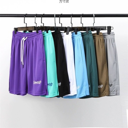 American sports basketball shorts for men and women, versatile trendy summer running loose breathable quick-drying quarter-length not above the knee, wholesale