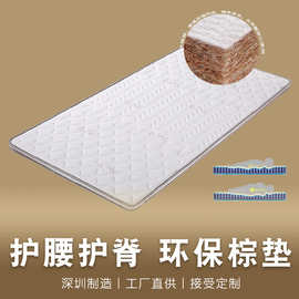 工厂直供椰棕床垫棕垫 儿童老人护腰护脊学生折叠榻榻米垫