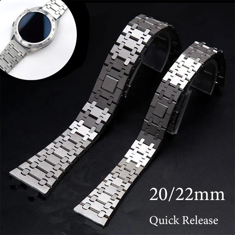ap Farmhouse Oak Strap Steel Strap Solid Stainless Steel Original 304 Men's and Women's Stainless Steel Strap Watch Band Batch