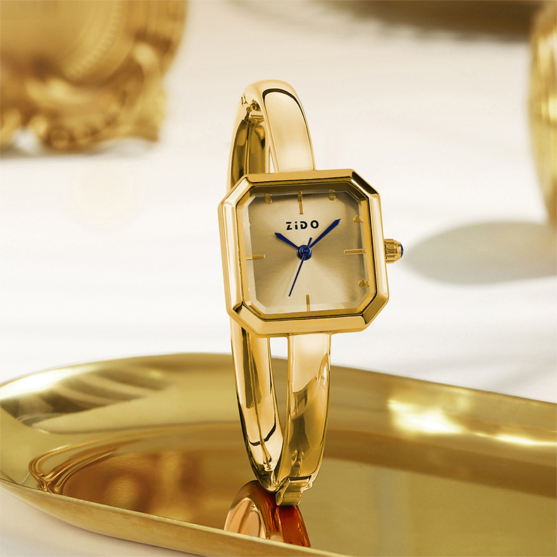 Women's Exquisite Small Square Quartz Watch Elegant Versatile_voghion.com