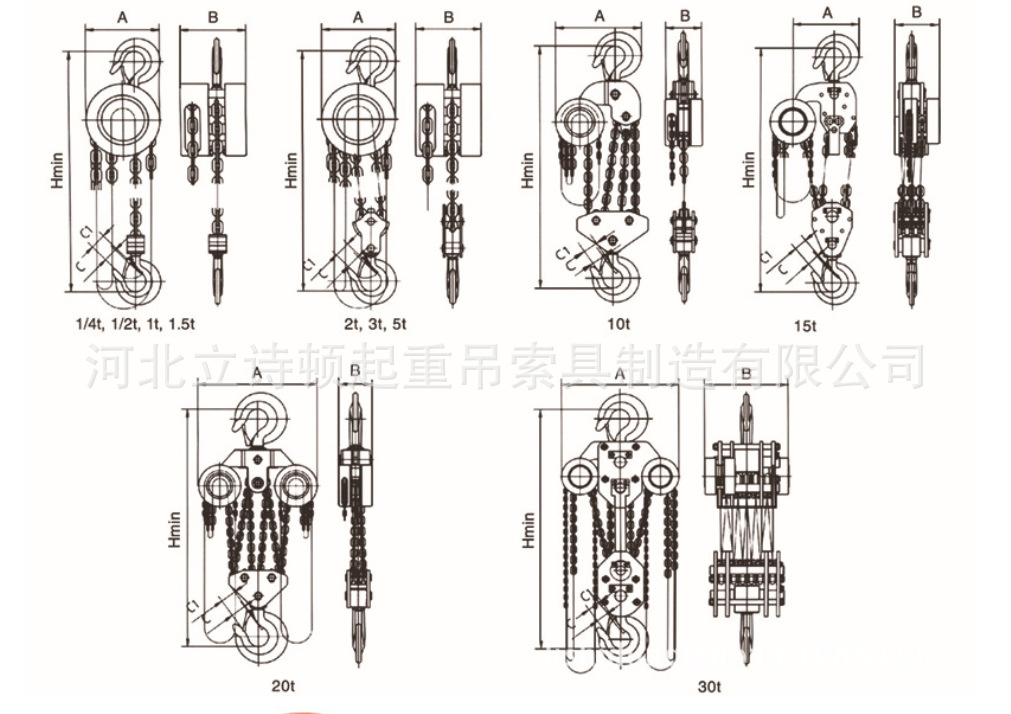 HSZ手拉葫芦图纸